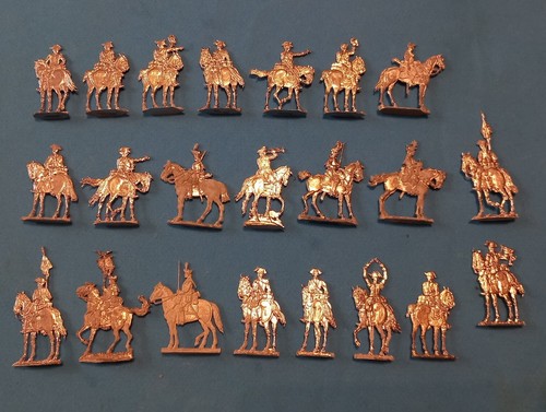 Plats d'étan - Znnfguren : Etat-major Prussen de Frédérc - 15