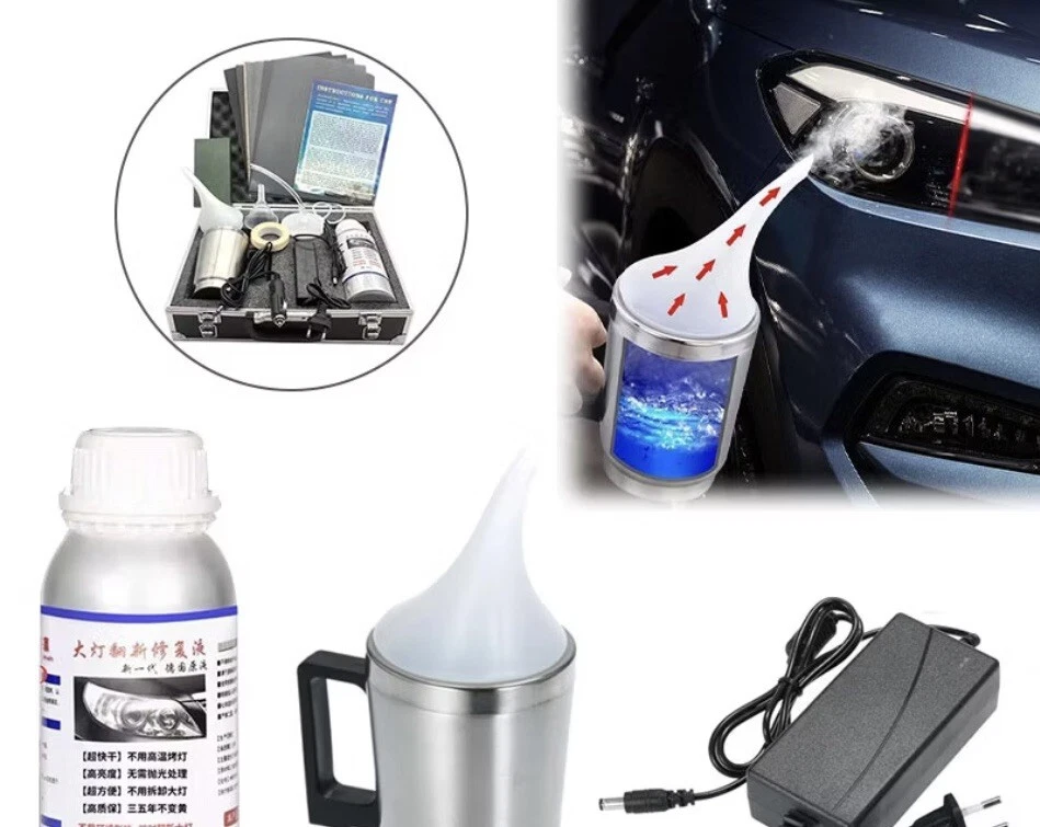 Car Headlamp Repair Restoration Kit Headlight Polish Restore Liquid Repair Kit - Image 2 of 4