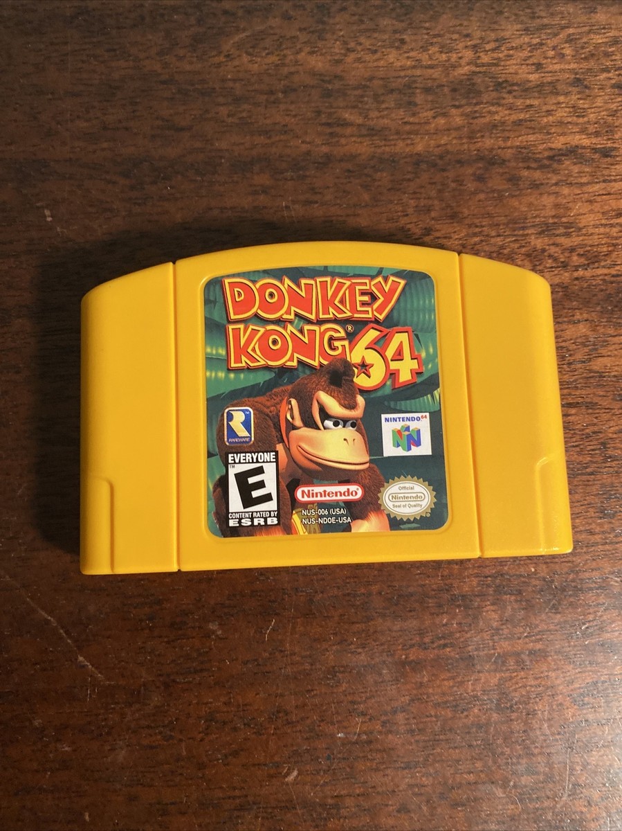 Donkey Kong N64 (1997 Nintendo 64) AUTHENTIC Tested Working