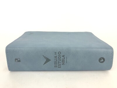 Biblia de Estudio NBLA, Leathersoft, Gris, Interior a Dos Colores by Vida and...