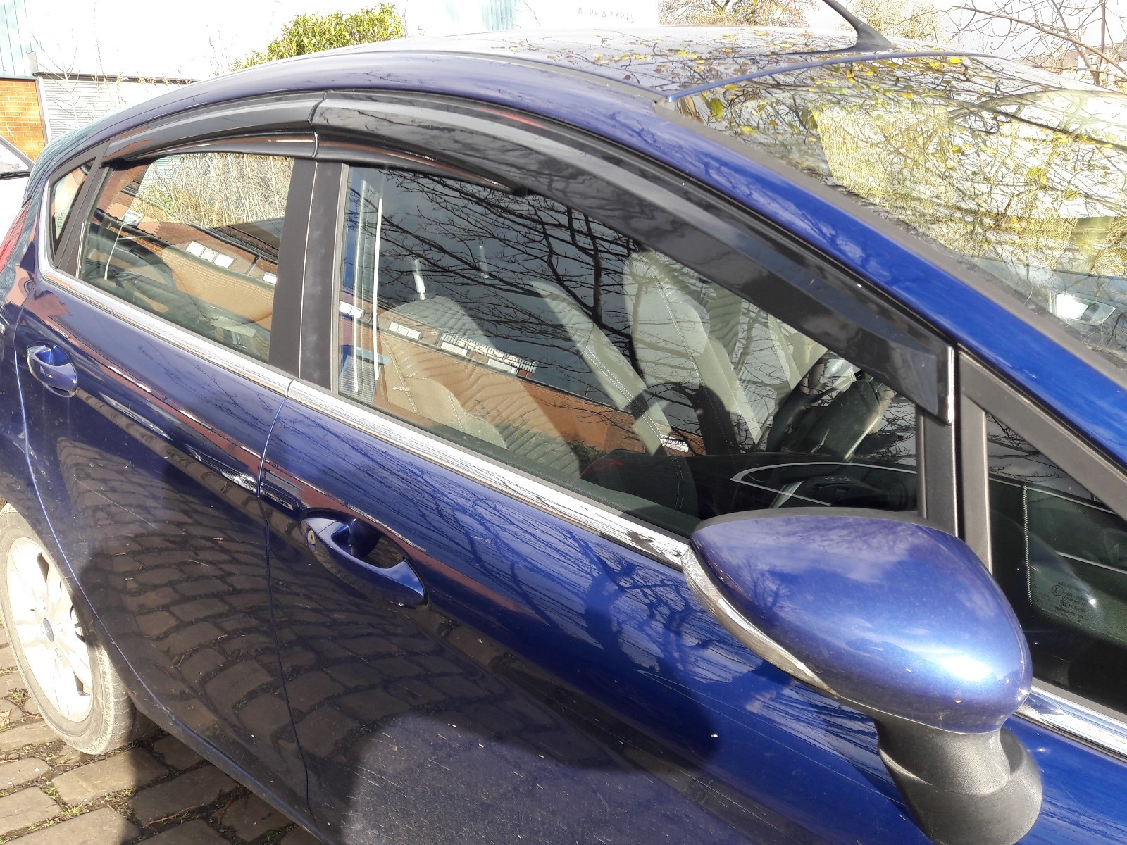 FORD FIESTA WIND DEFLECTORS RAIN SMOKE 20122017 MK7 4 PIECE 5 DOOR