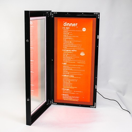 LED Outdoor Waterproof Slim Menu Poster 