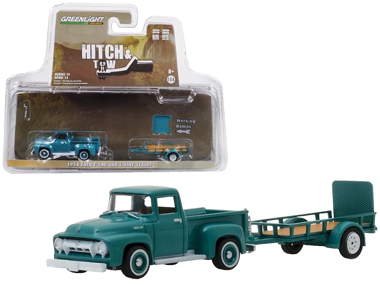 Remolques de diecast escala 1:64 Ford