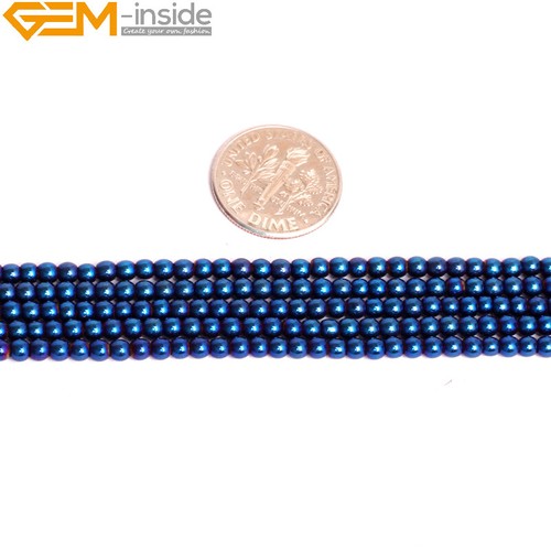Metal Bead Spaers Hematite Reflections Stone For Jewelry Making 15" Various - 第 14/123 張圖片