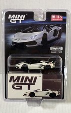 Mini GT Lamborghini Aventador SVJ Roadster Bianco Canopus #224