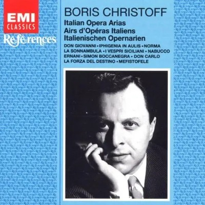CD Boris Christoff Italian Opera Arias MONO Emi Classics