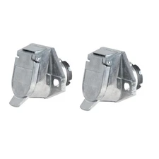 TORQUE 2 PCS of 7-Way Round Wiring Harness Vehicle-Side Socket, SAE J560 Style