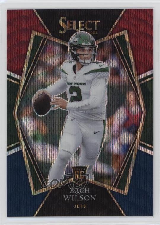 2021 Panini Select Premier Level Tri-Color Prizm /199 Zach Wilson #144 05gv