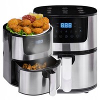 HeißLuftfritteuse Mit Touchpanel, 7 Programmen, 4,5 L, 1400 W