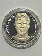 1997 Brett Favre Colorized 1 oz .999 Proof Silver Round, Enviromint- #863 104.39 per troy oz