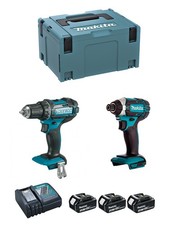MAKITA Kit DLX2127J1 (DDF482 + DTD152 + 3 x 3,0 Ah + DC18RC + MAKPC 3)