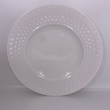 Spode Mansard White Bread Plate Embossed Quilted Bone China England