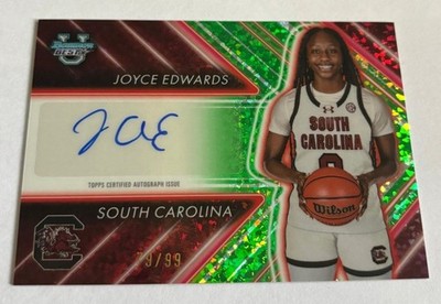 2024-25 Bowman's Best U Joyce Edwards Possession Arrow Auto Green Refractor #/99