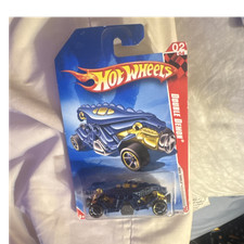 Hot Wheels Double Demon Race World 164 Diecast Car Bluegoldblack Unopened