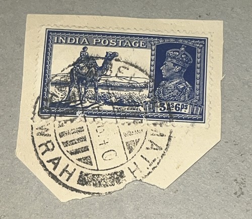 Postmark “RAH” -India - 1940 Scott 162 Camel Rider King George VI ...