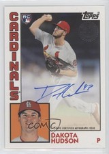 2019 Topps 1984 Topps Baseball Rookies Auto Dakota Hudson #84R-DH Auto 0t2