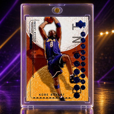 Kobe Bryant Card Rare Limited Blue Chrome Foil Insert Lakers Jersey #8 NBA HOF