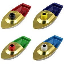 Blechspielzeug Kerzenboot mit Schornstein Pop Pop Blech Boot Knatterboot