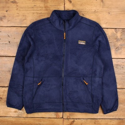 Vintage L.L.Bean Outdoorjacke XL Fleece Blau Damen