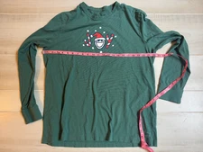 Life is Good Crusher Tee  "joy" green  top long sleeve shirt sz  L   women's