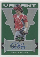 2018 Leaf Valiant Green /99 Andrew Knizner #BA-AK2 Auto 7qg