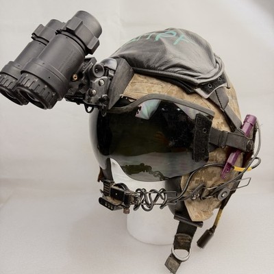 米軍実物　希少　GENTEX 　ヘリパイヘルメット LARGE NO.411OD GENTEX 84/P USA Flight Helmet ANVIS NVG Mount – Jade Tactical