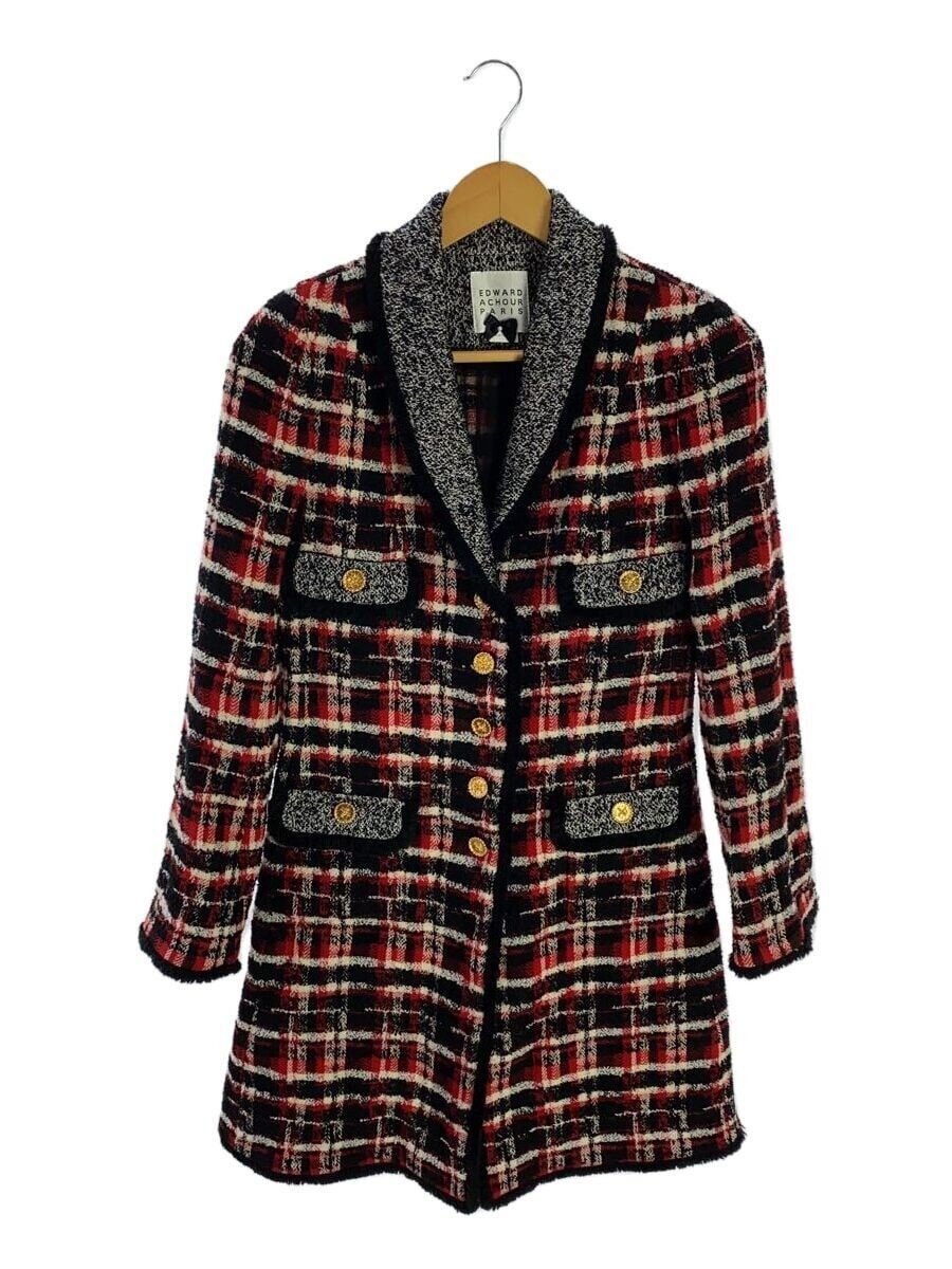 ALTRA EDWARD ACHOUR altro cappotto tweed multicolore check