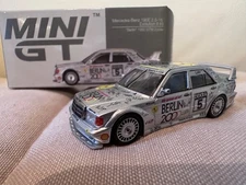 1:64 MINI GT Mercedes Benz AMG 190E 2.5 Berlin DTM LHD Ellen Lohr Model Car