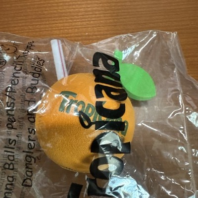 Vintage Super Rare Tropicana Orange with Straw Antenna Topper