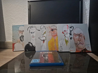 6 Breaking Bad DVD Steelbooks + El Camino Blu-ray