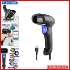 Handheld USB Barcode Scanner 1D CCD Reader Wired Plug and Play for POS