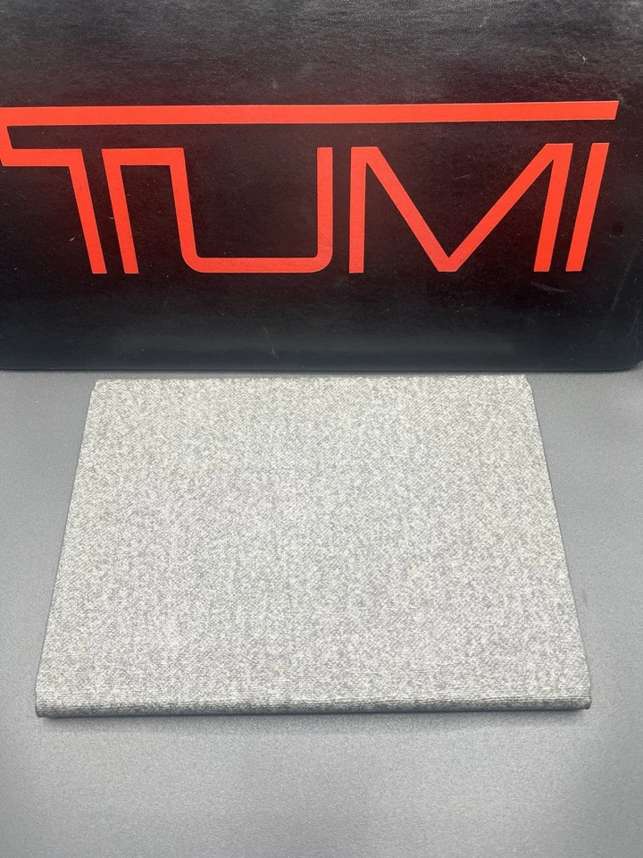 Tumi Alpha Folio IPad Mini Textured Coated Canvas Rotating Earl Gray Open box - Image 3 of 4