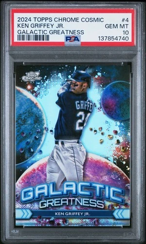 2024 Topps Chrome Cosmic Galactic Greatness #4 Ken Griffey Jr. PSA 10