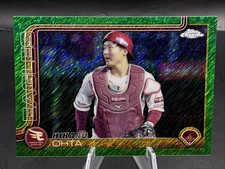 2025 Topps NPB Chrome Hikaru Ohta Rakuten Eagles  Green Shimmer Refractor /99