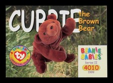 Cubbie The Brown Bear 164 Series II Ty Beanie Babies Trading Card TC CC