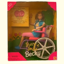 NIB 1996 Special Edition Share a Smile Becky Doll #15761