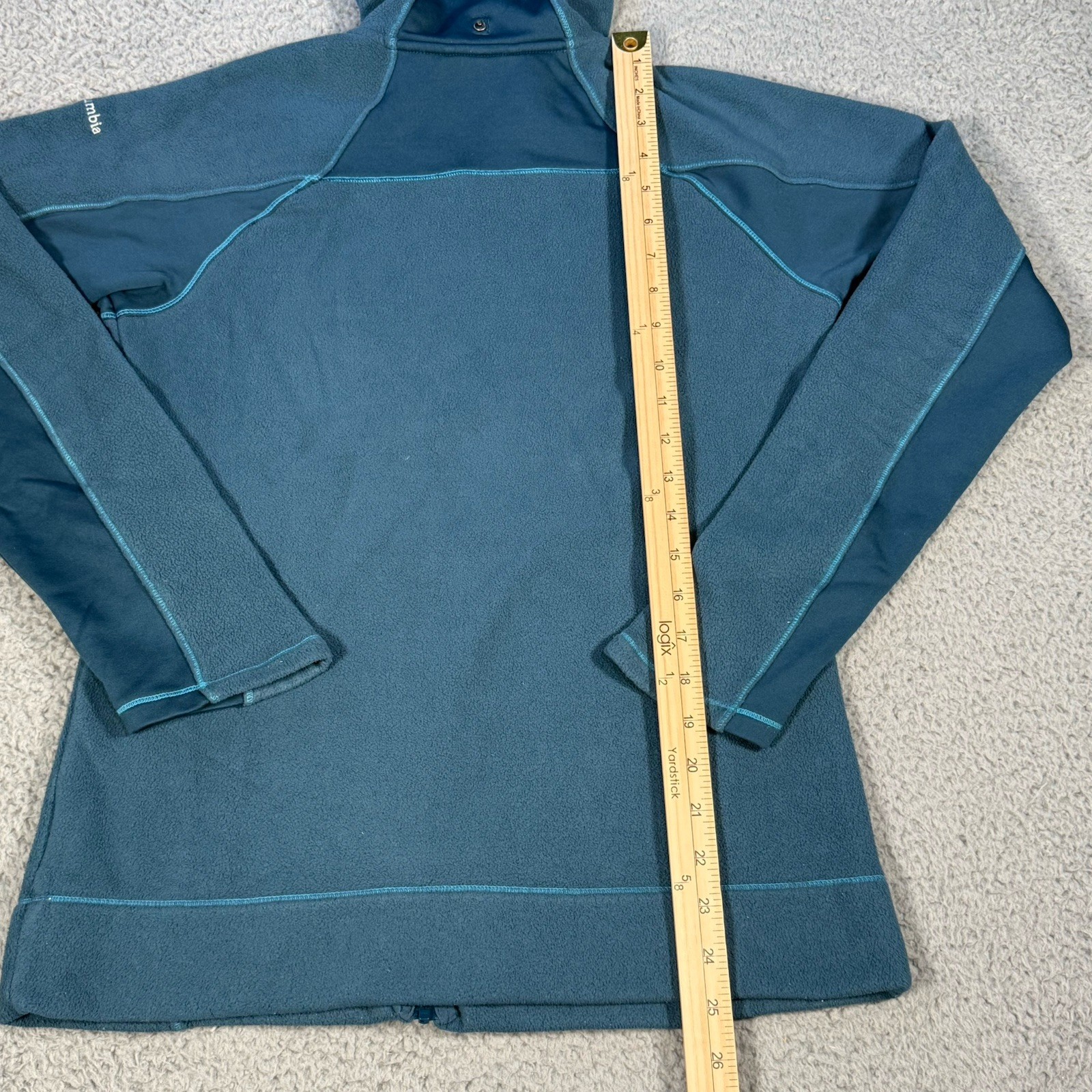 Columbia Womens Medium Jacket Softshell Blue Omni… - image 10