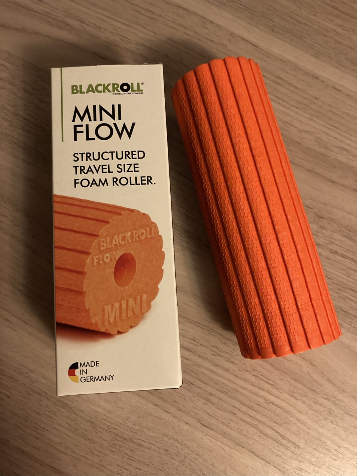 BLACKROLL Mini Flow | Faszienrolle Farbe: Orange - Unbenutzt