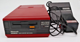 Nintendo Famicom Disk System HVC-022 Red Tested Working