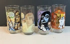 Vintage Star Wars Burger King 4 Glasses SET 1977 Coca Cola ANH GREAT SHAPE!!