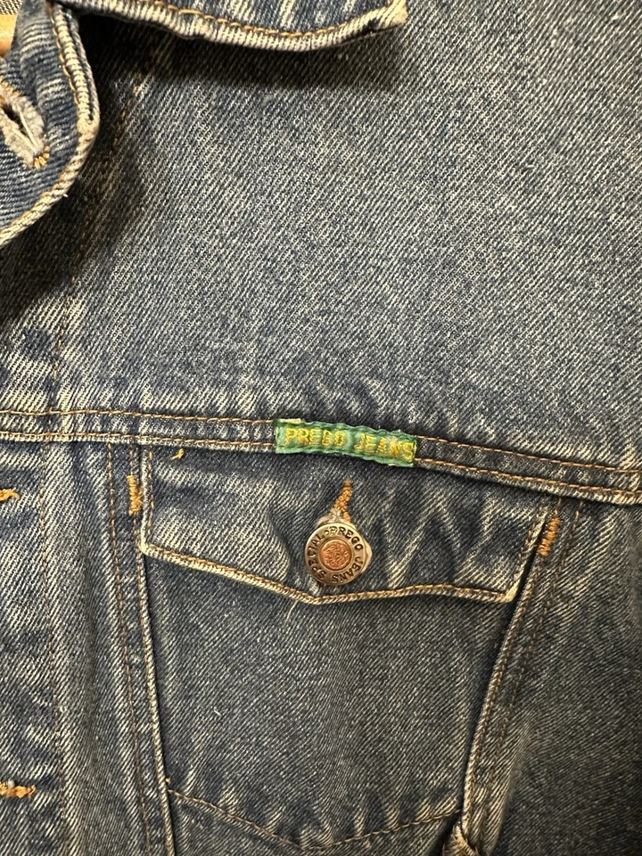 Chaqueta vaquera clásica vintage 100 % algodón Prego para mujer, mediana Y2K Foto 4 de 4