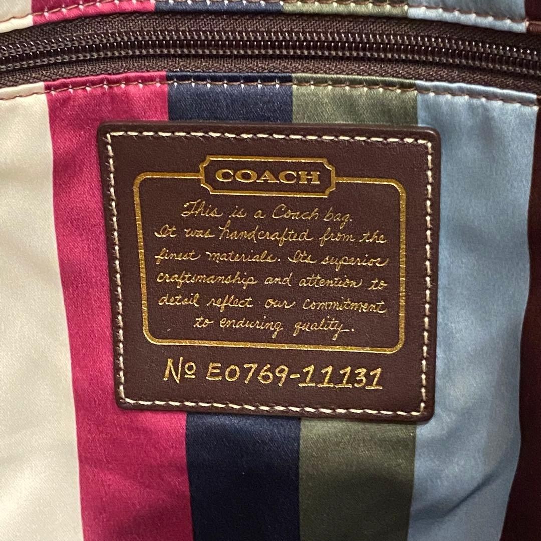 COACH Legacy Y2K Vintage 65th Gigi Tote Bag 11131 Leather Used in