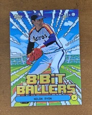 2026 Topps Celebration 8 Bit Ballers SP Insert #8B-16 Nolan Ryan Houston Astros