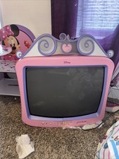 Disney Princess 13 CRT Television Vintage Retro TV Pink