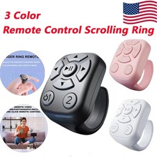 New Video Scrolling Ring Remote Control Page Turner Bluetooth Ring Scroller 2025