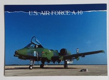 US Air Force A-10 Thunderbolt II Warthog Jet Aircraft Military Postcard
