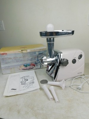 PINK Back To Basics Electric Meat Grinder Model 4500 New in Box EXC Condition