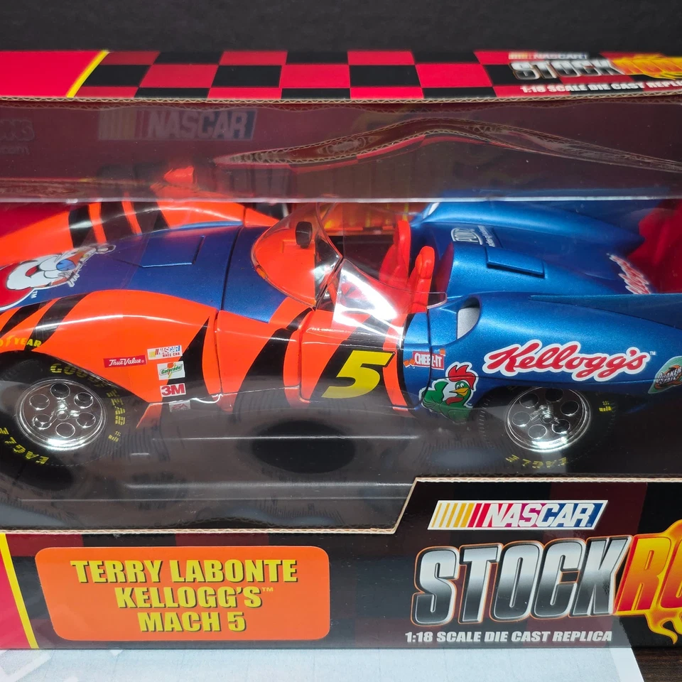 1/18 #5 TERRY LABONTE KELLOGG'S TONY THE TIGER MACH 5 RACING CHAMPIONS STOCK ROD - Image 4 of 4