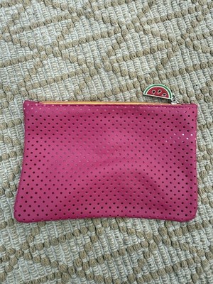 Pink Watermelon Pouch Wallet Coin Purse School Supplies Art Pencil Case cute