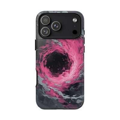 Ebru Pink Whirlpool Vortex | Tough Phone Case | iPhone, Samsung, Pixel